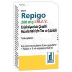 REPIGO 200 MG I M I V ENJEKSIYONLUK COZELTI HAZIRLAMAK ICIN TOZ VE COZUCU