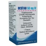 DESITAB 50 MG IV ENJEKSIYONLUK COZELTI HAZIRLAMADA KULLANILACAK KONSANTRE ICIN TOZ
