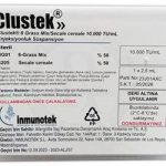 CLUSTEK 6 GRASS MIX SECALE CEREALE 10 000 TU ML ENJEKSIYONLUK SUSPANSIYON 1 FLAKON