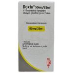 DOXTU 50 MG 25 ML IV INTRAVESIKAL KONSANTRE INFUZYON COZELTISI ICEREN FLAKON