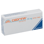 CEDRINA 25 MG 60 FILM TABLET
