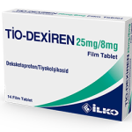 TIO DEXIREN 25 MG 8 MG 14 FILM TABLET